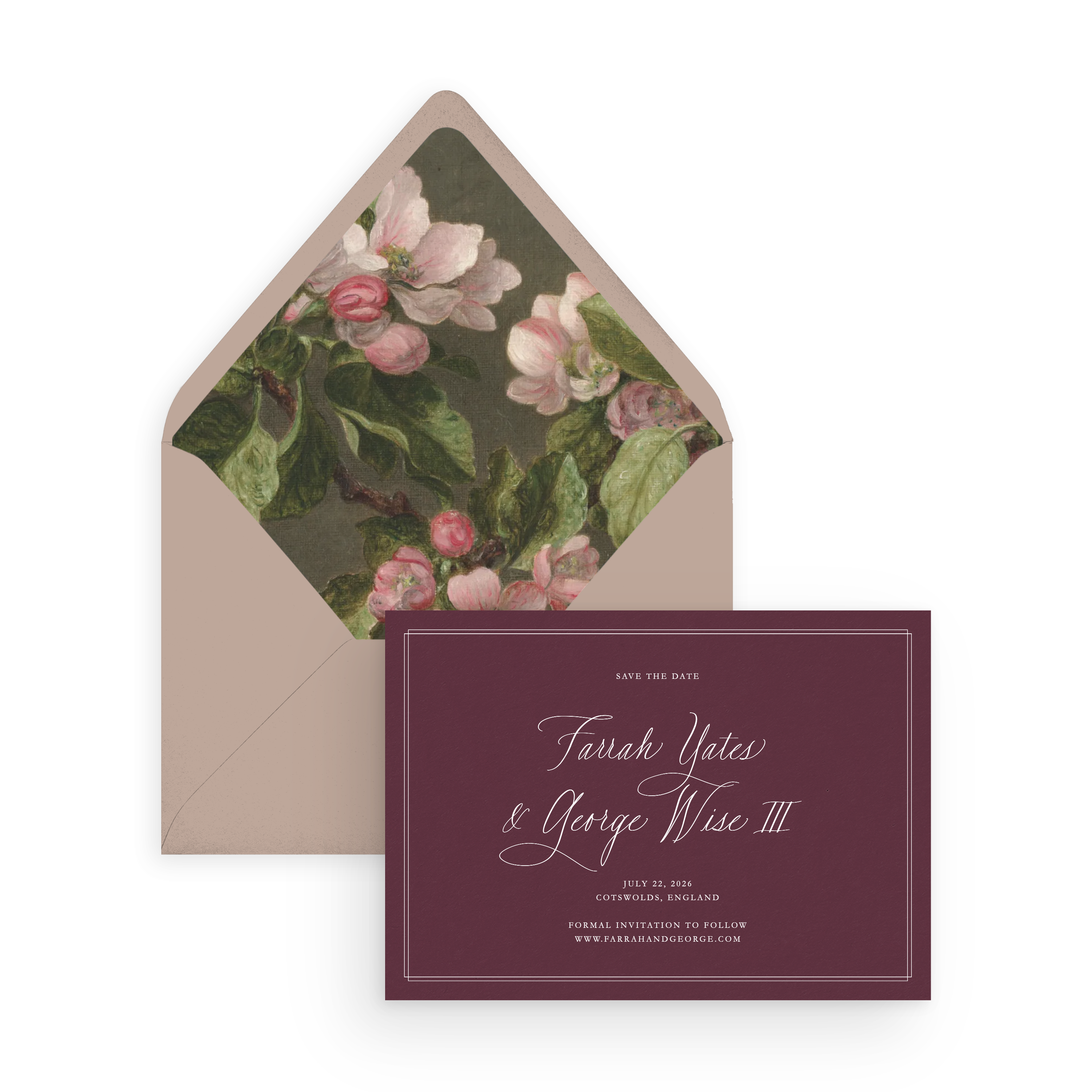 Save-the-Date Card/Envelope
