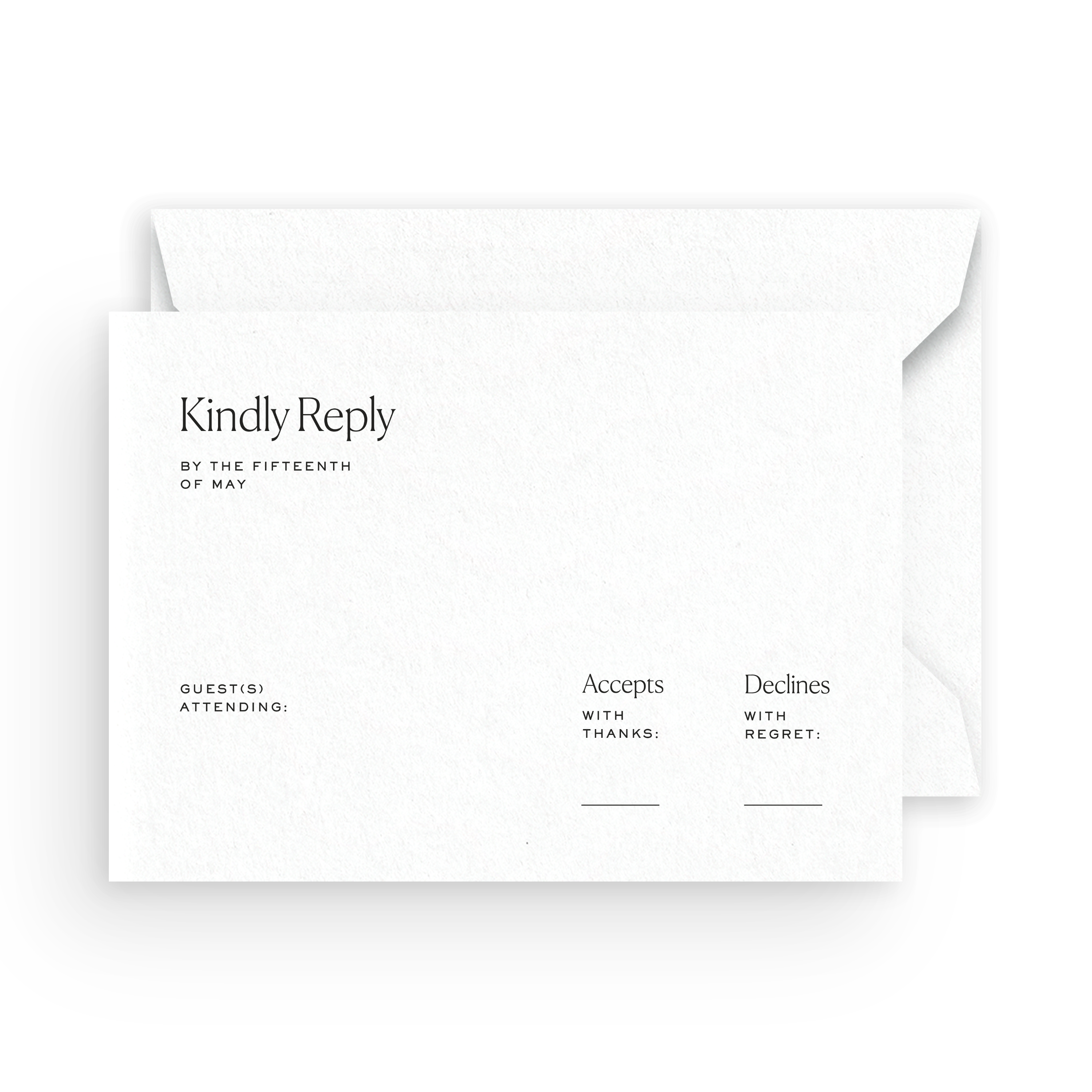 Mail-in Response Card/Envelope