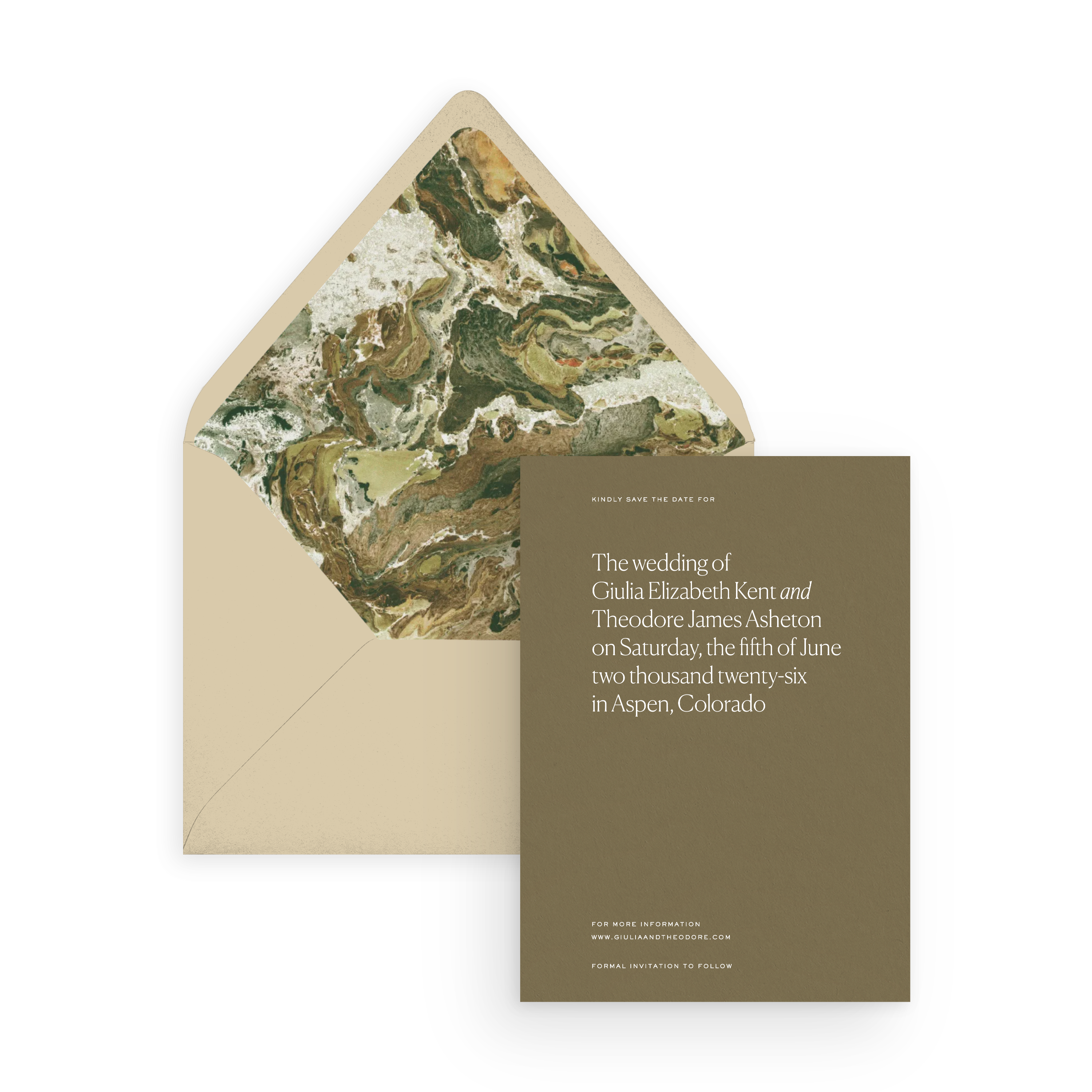 Save-the-Date Card/Envelope