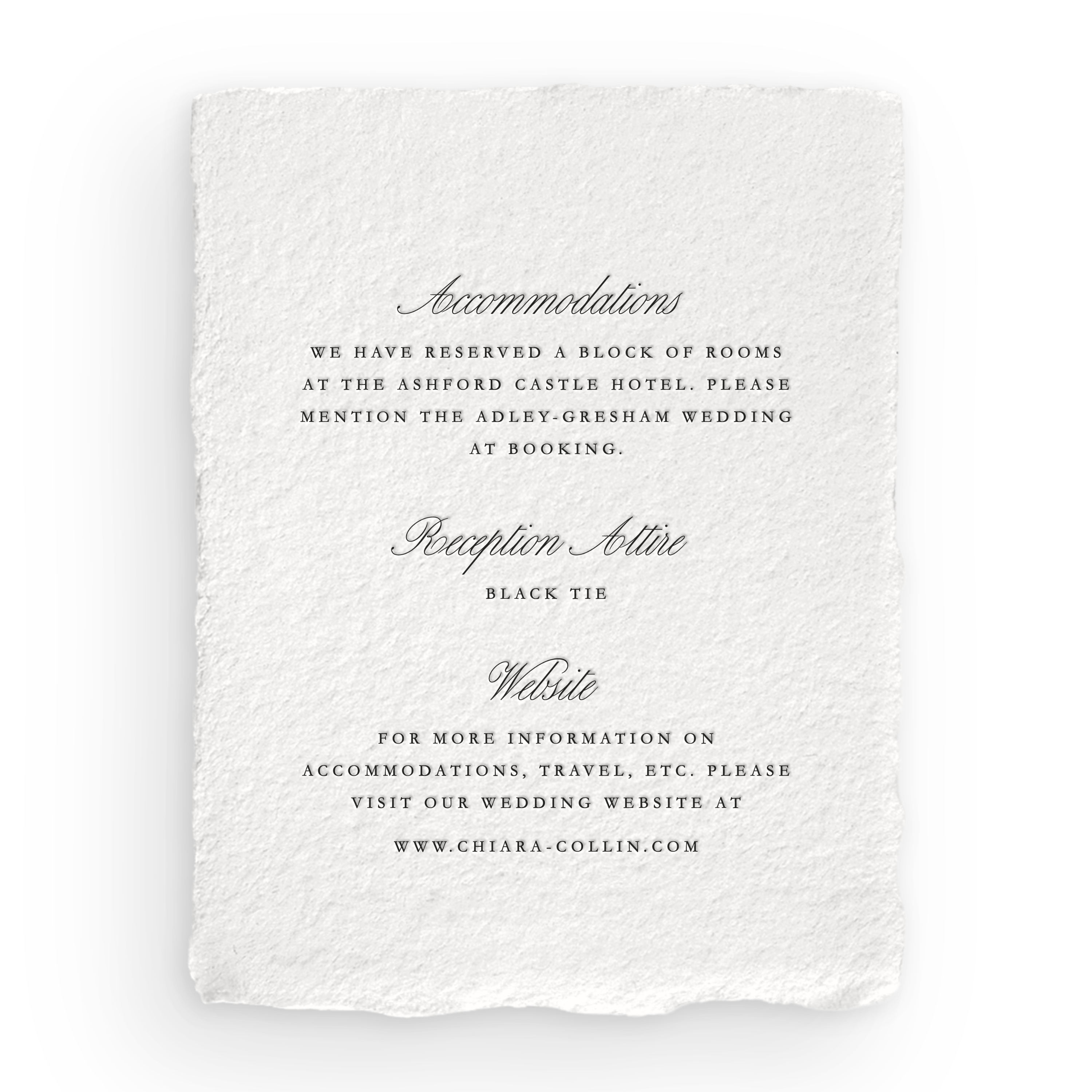 Handmade Details Card