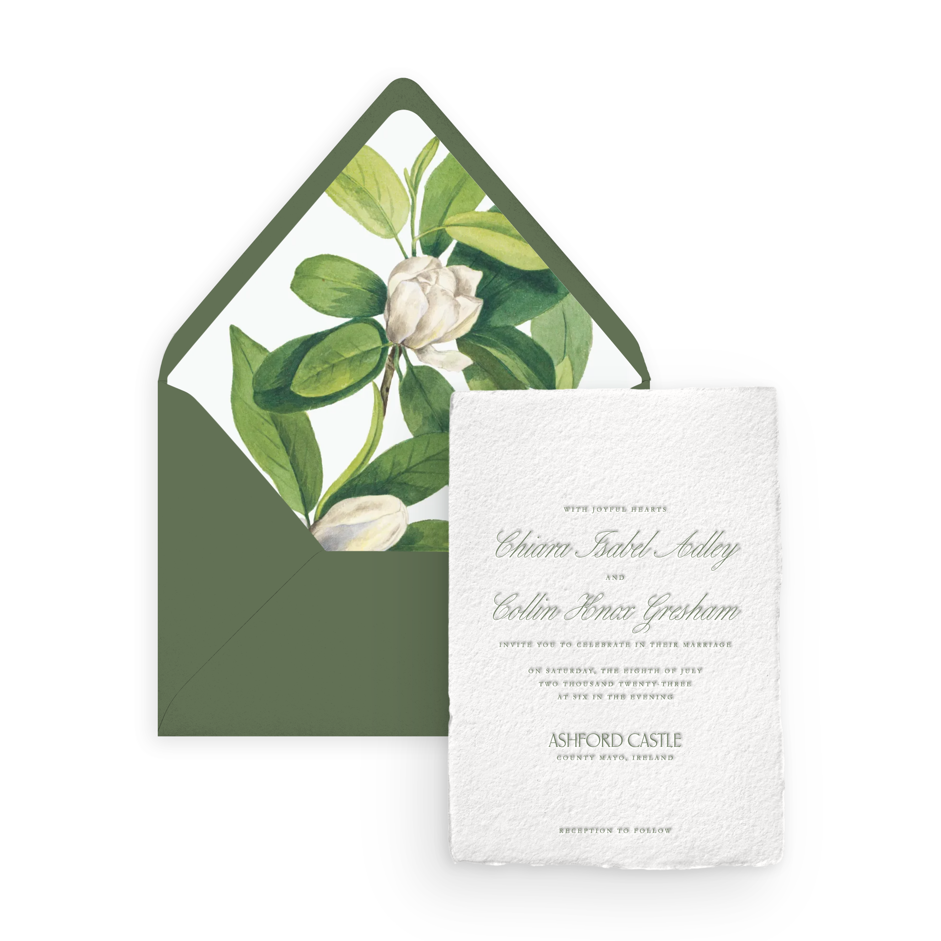 Handmade Invitation Card/Envelope