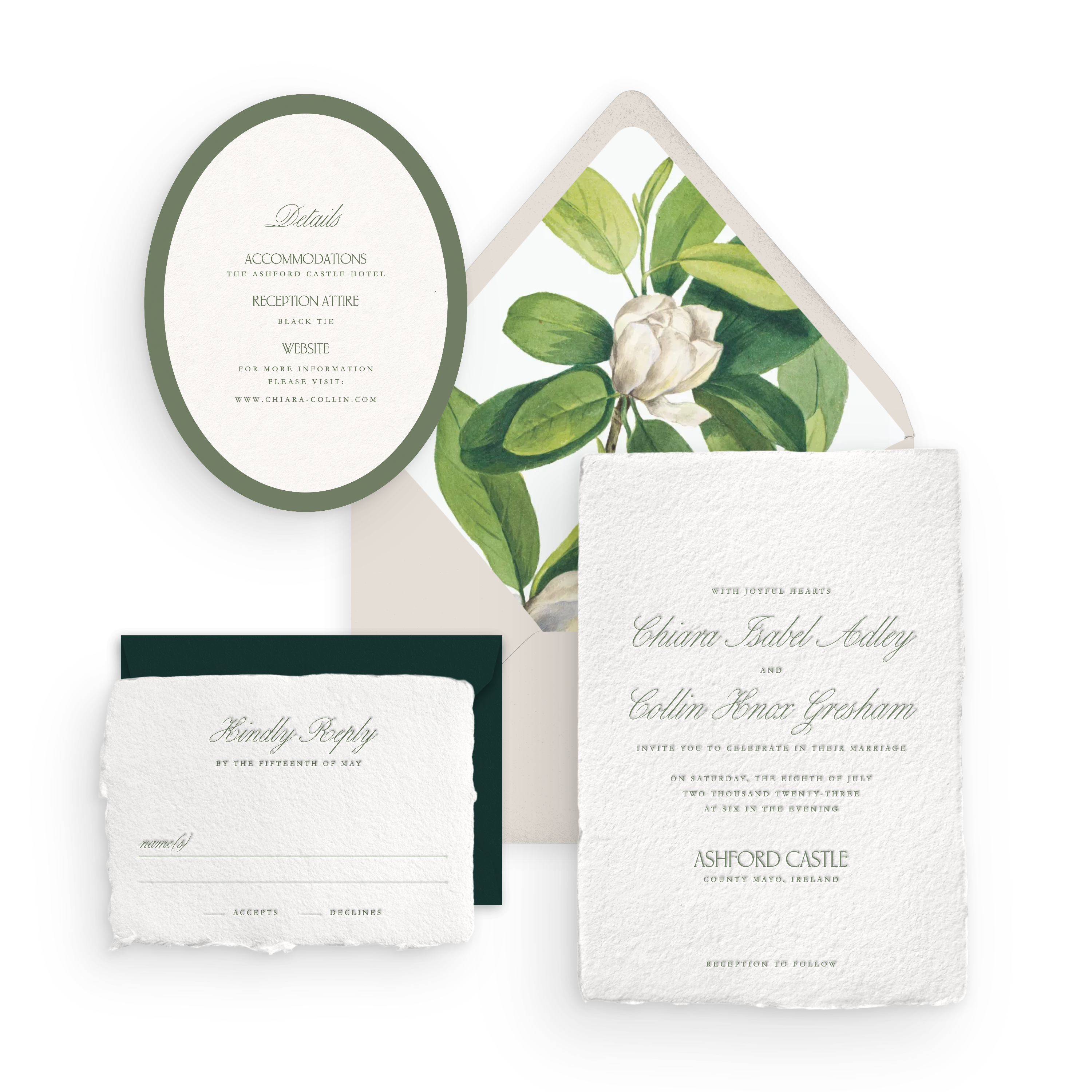 Handmade Invitation Suite