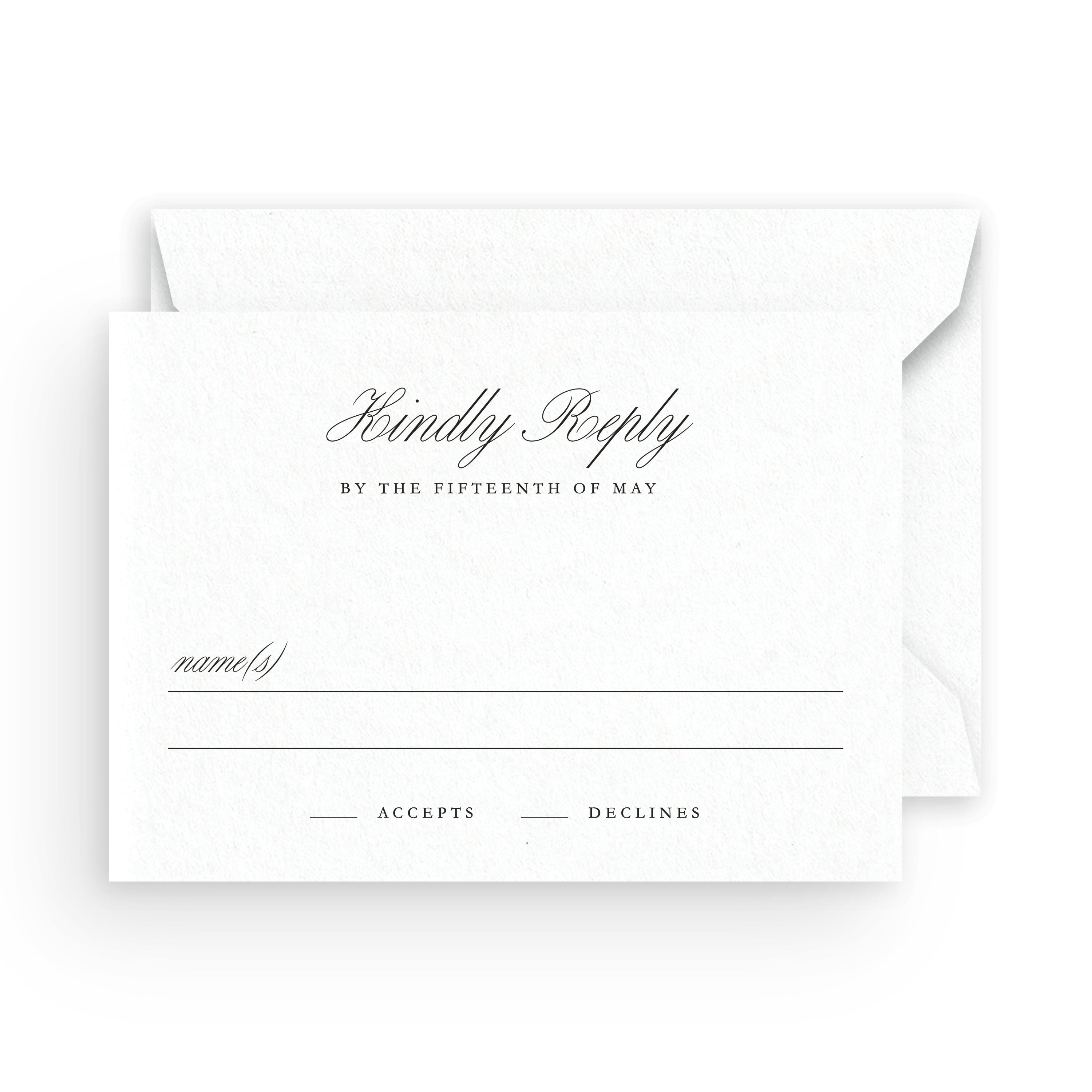 Mail-in Response Card/Envelope