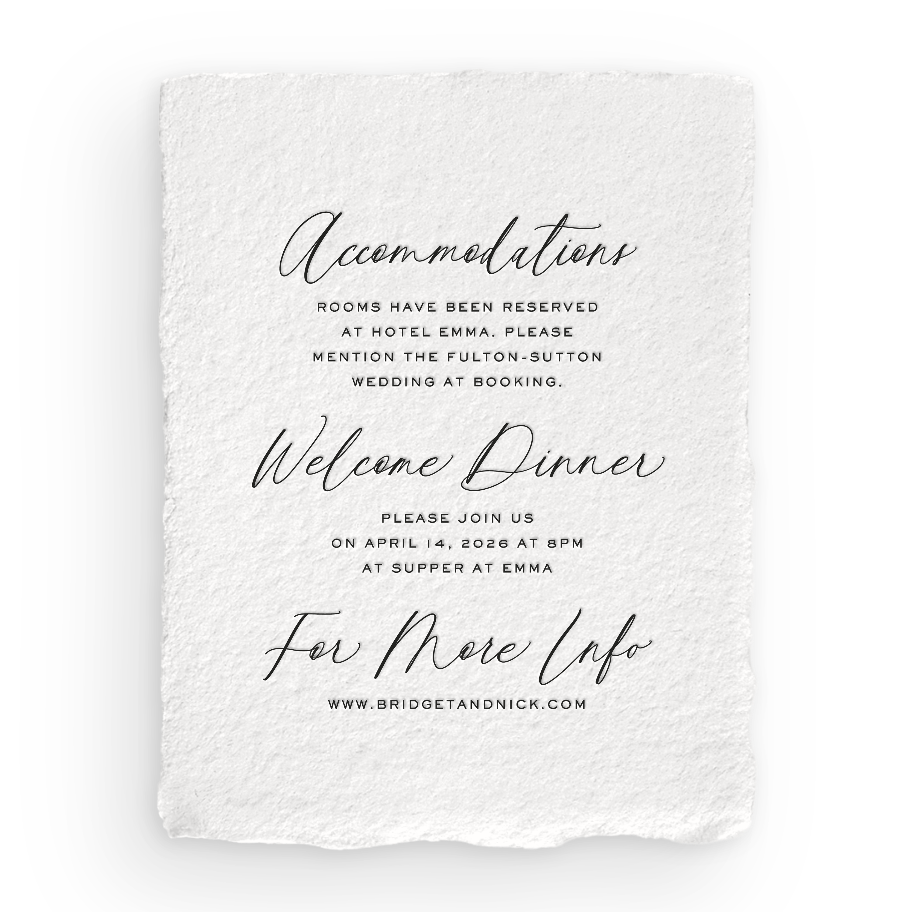 Handmade Details Card