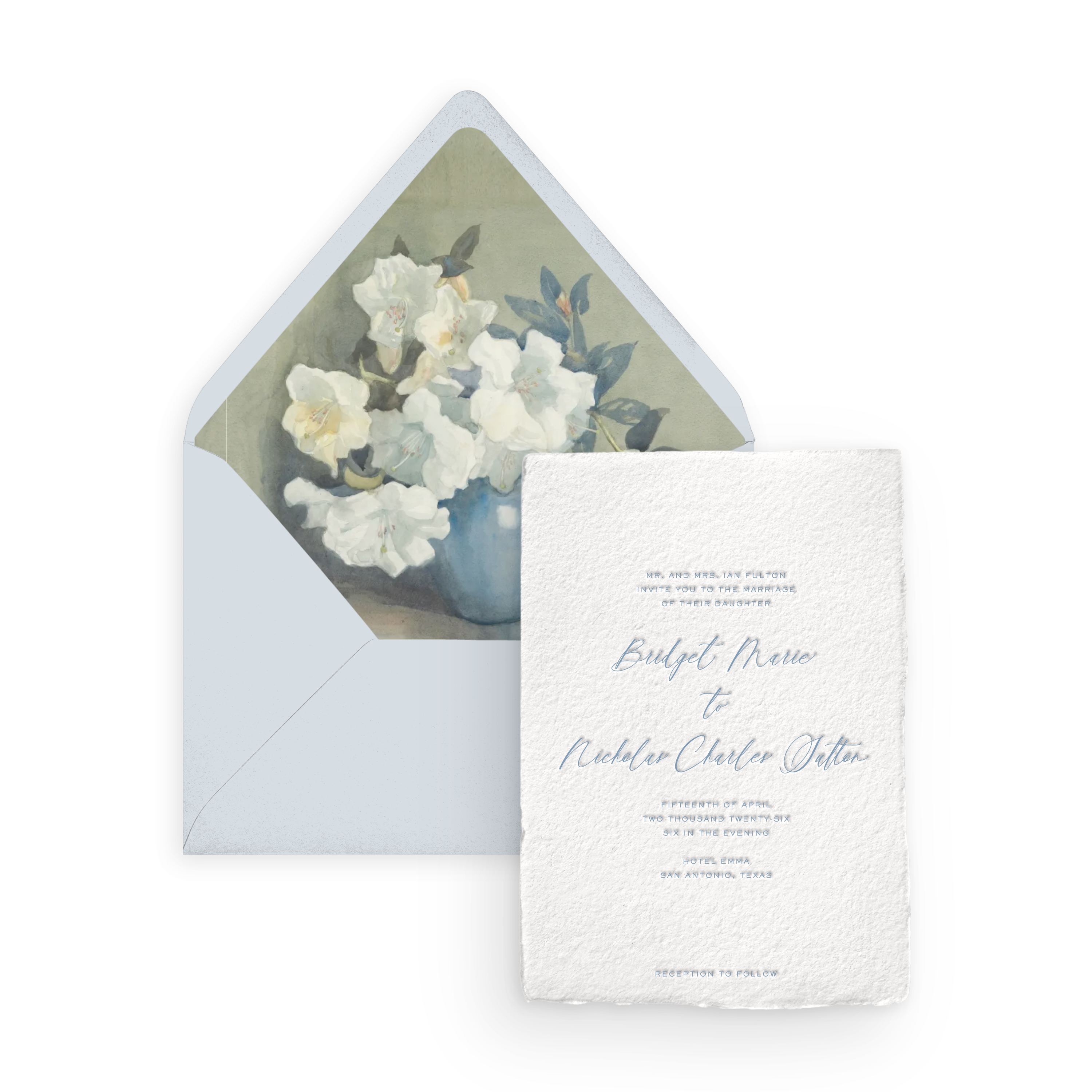 Handmade Invitation Card/Envelope