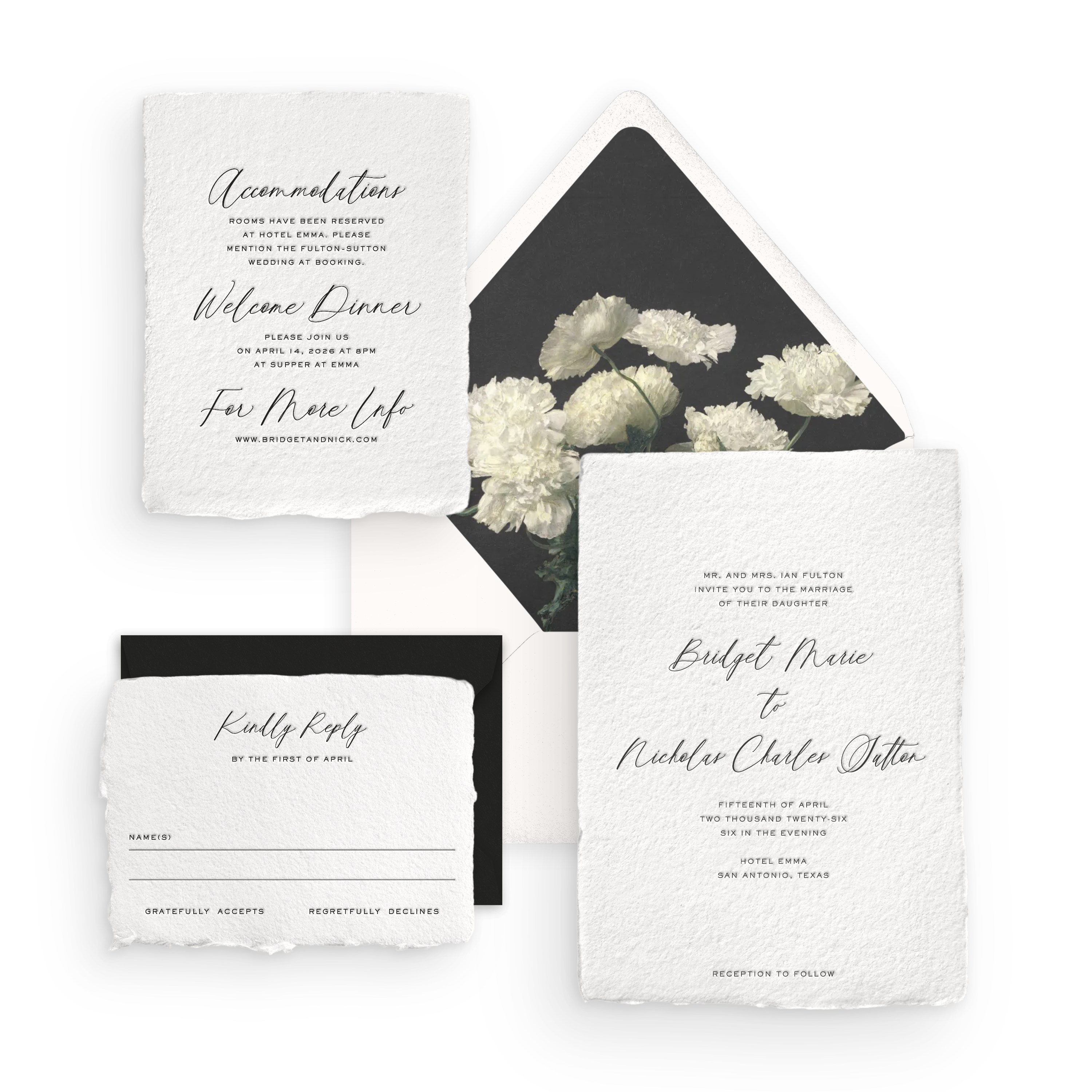 Handmade Invitation Suite