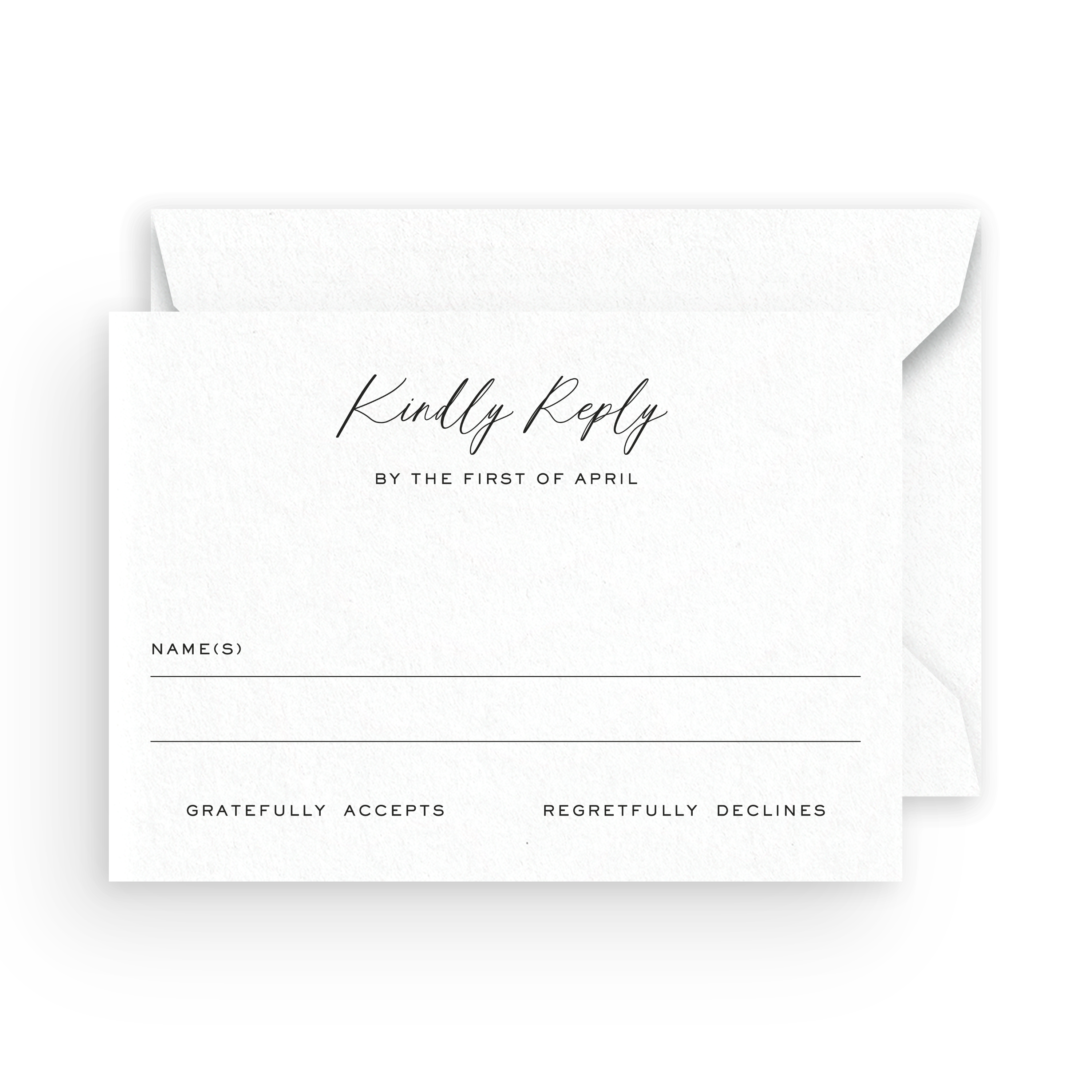 Mail-in Response Card/Envelope