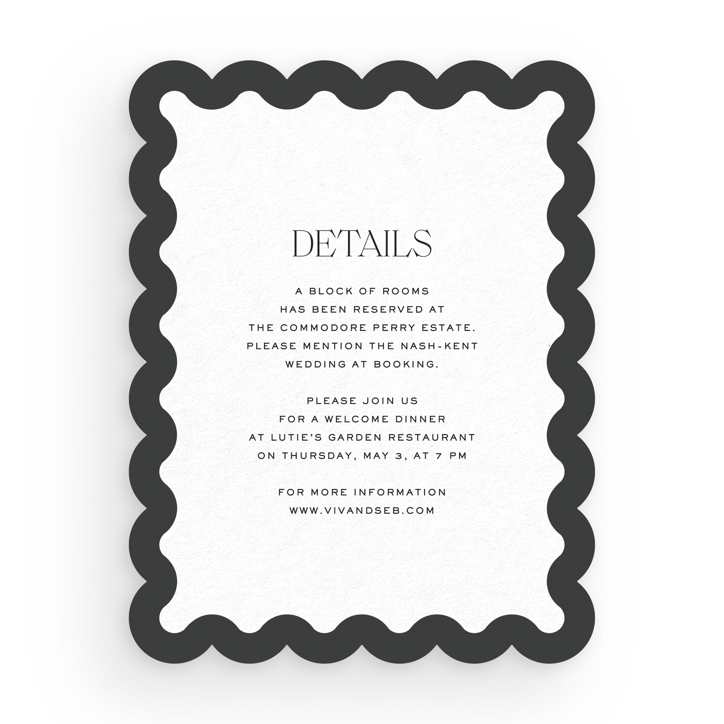 Scalloped Details Card