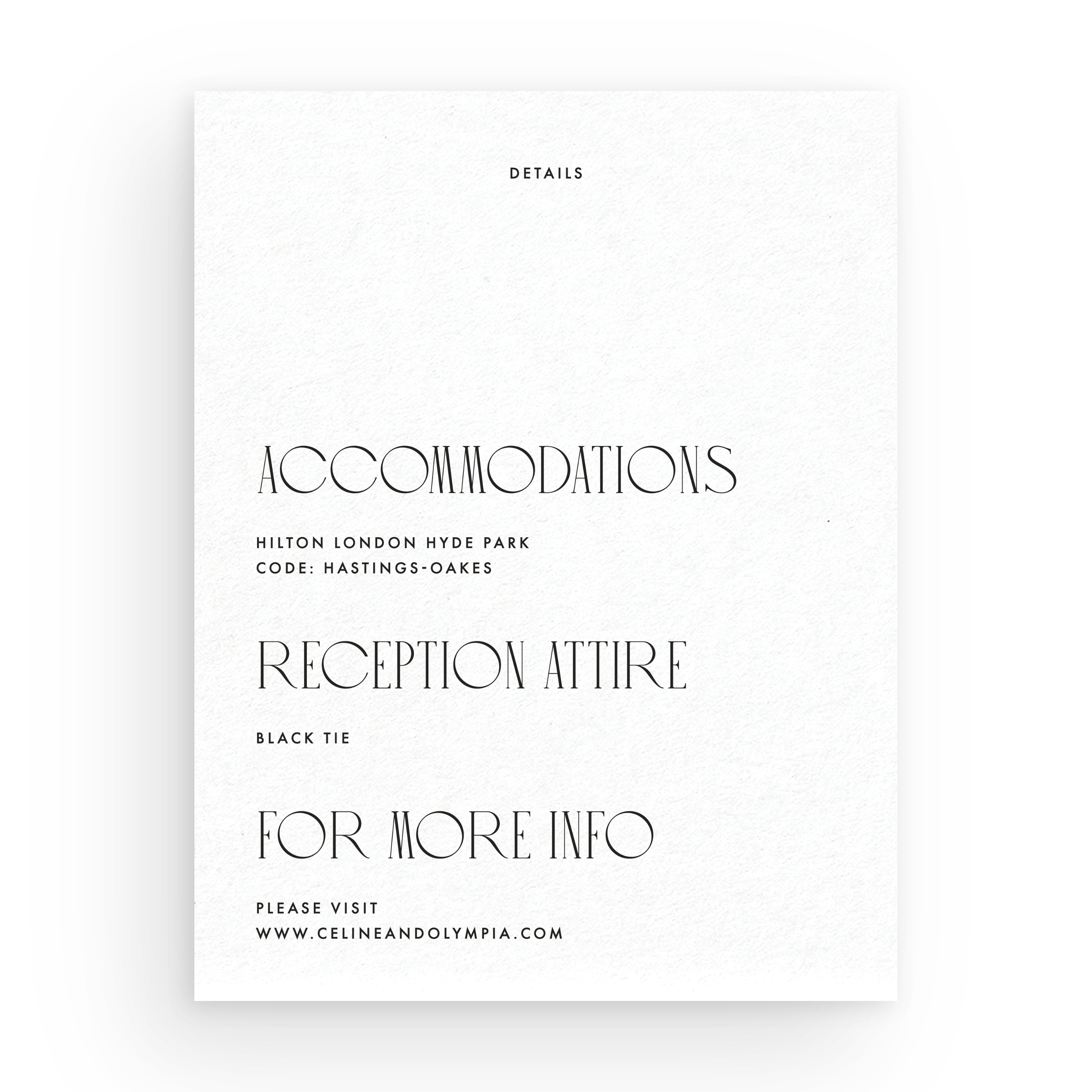 Details Card