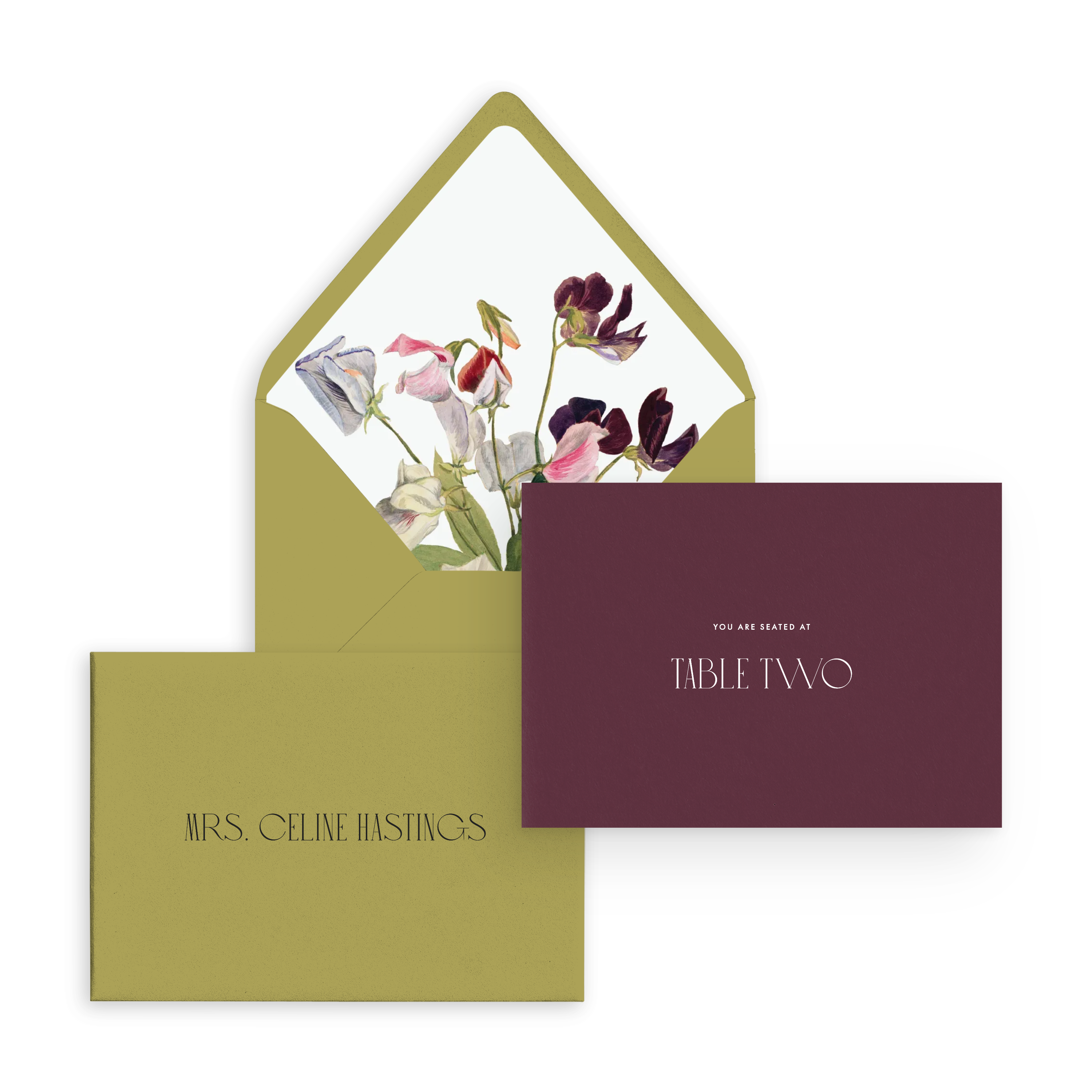 Escort Card/Envelope