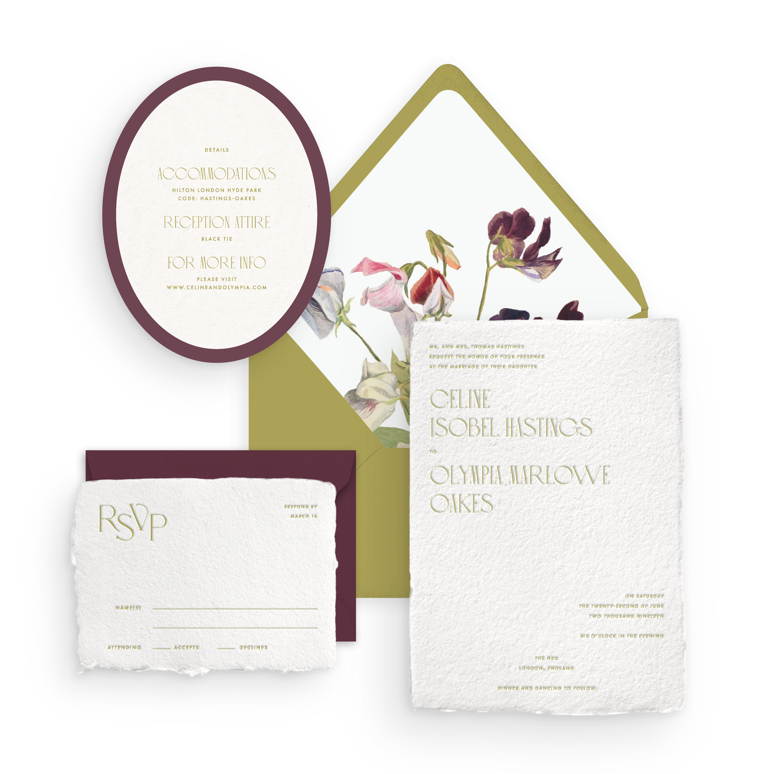 Handmade Invitation Suite