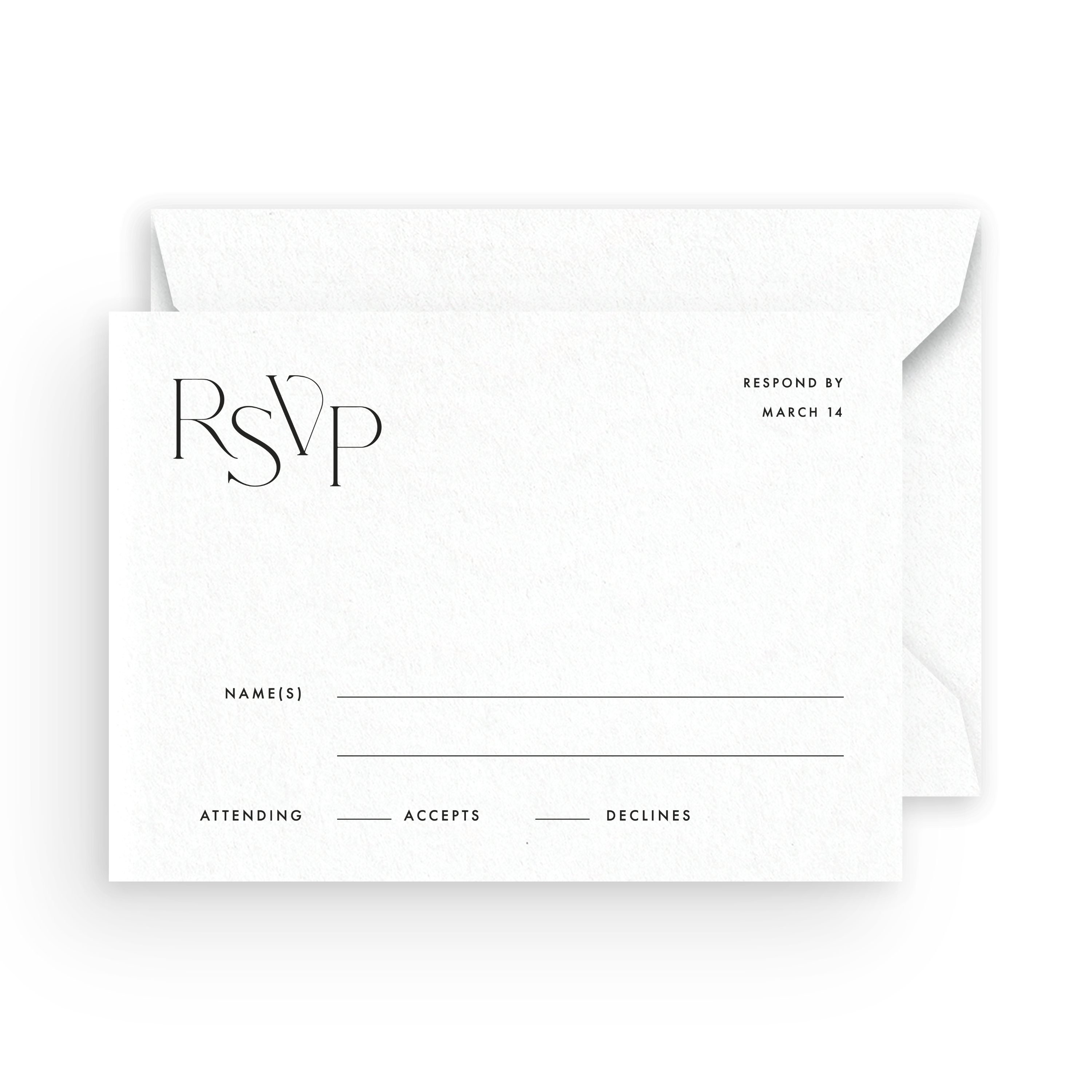 Mail-in Response Card/Envelope