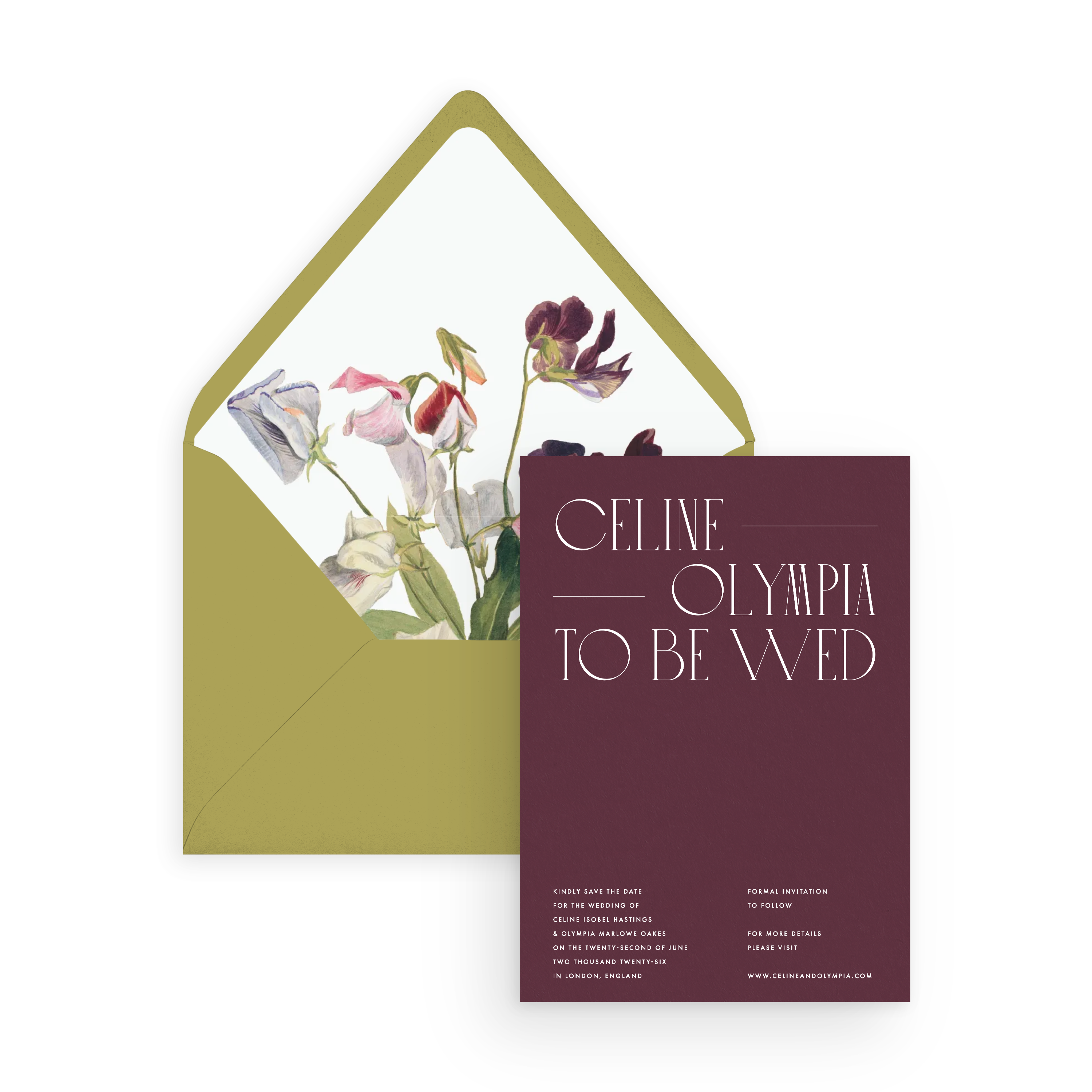Save-the-Date Card/Envelope