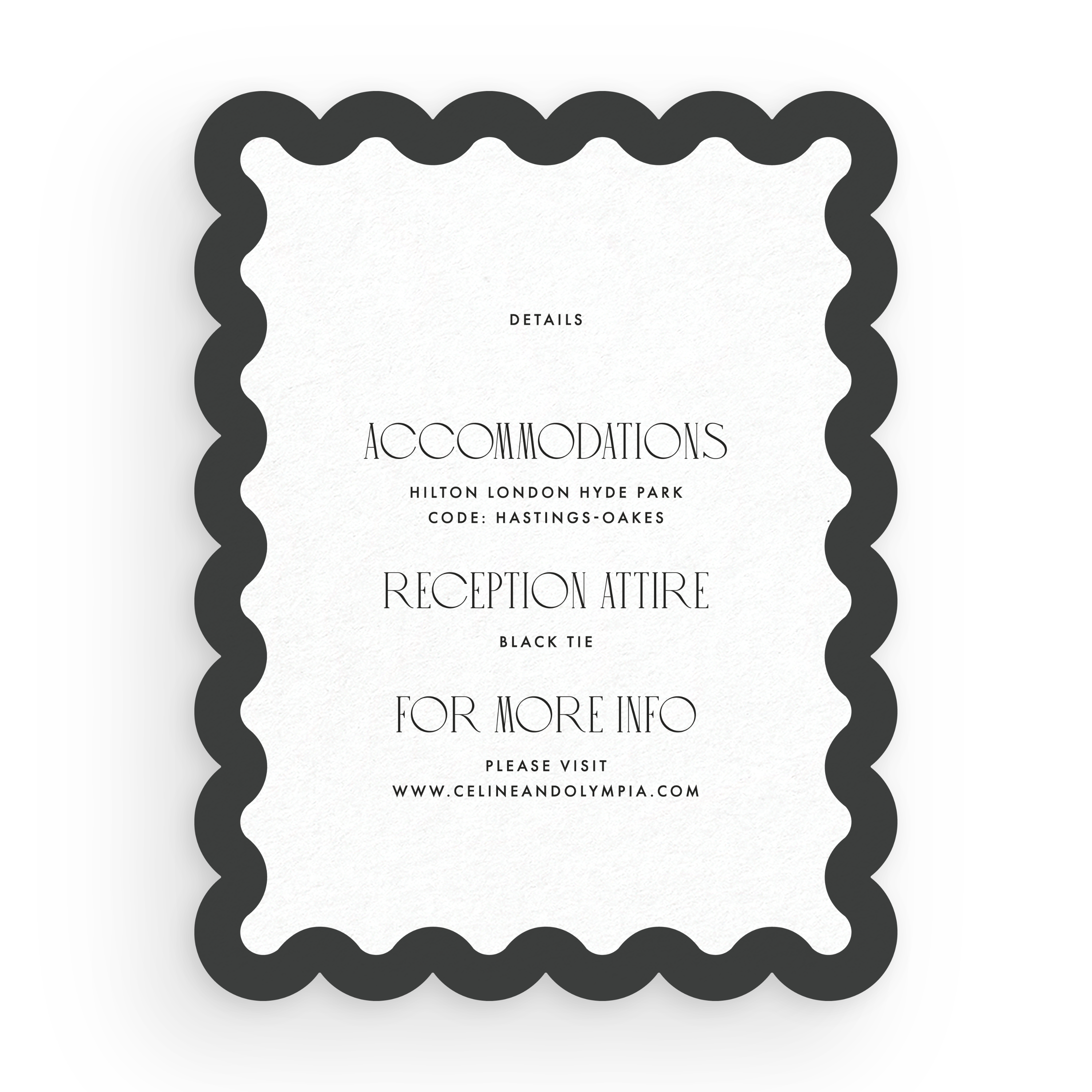 Scalloped Details Card