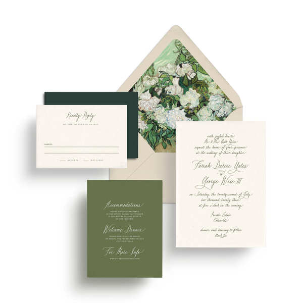 Invitation Suite (Mail-in Response) - Choose Your Colors