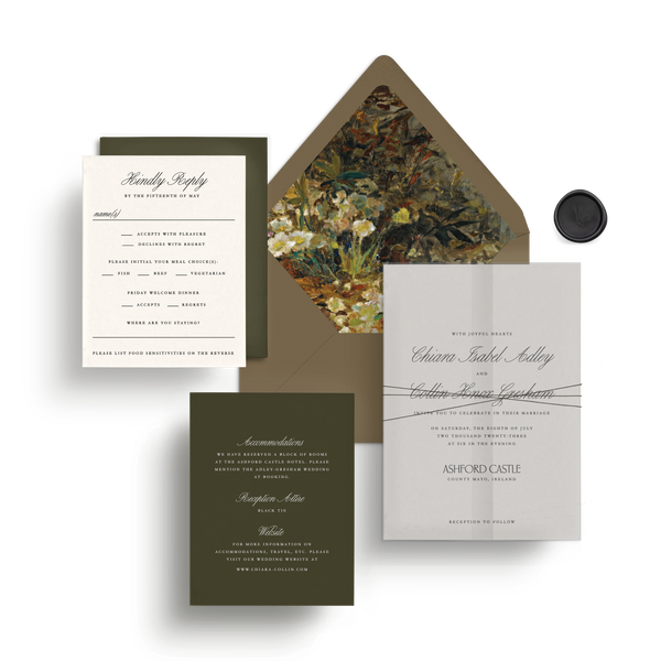 Invitation Suite (Mail-in Response) - Choose Your Colors