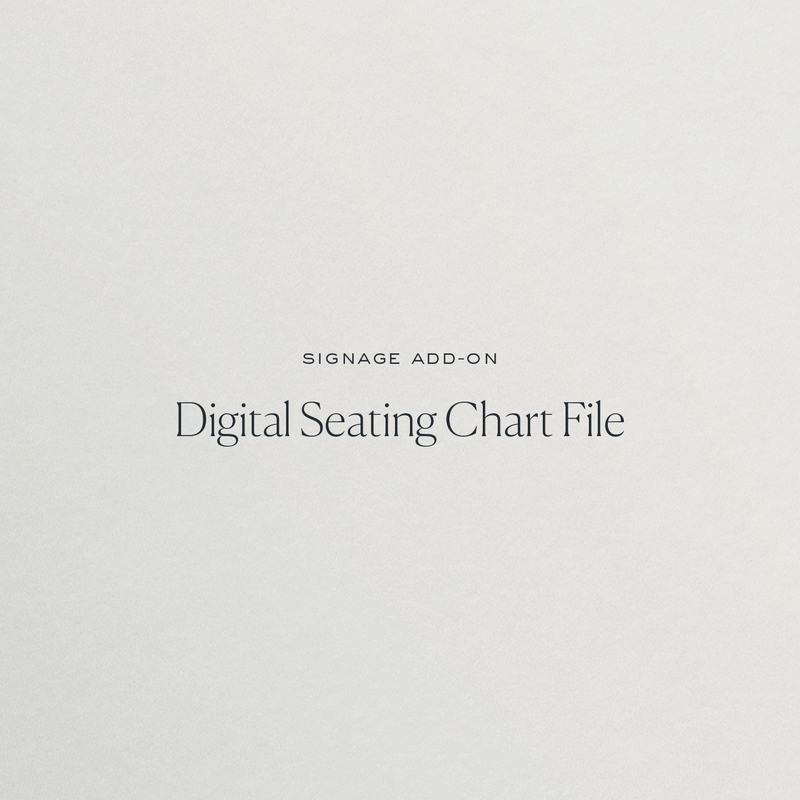 Digital Seating Chart Add-on