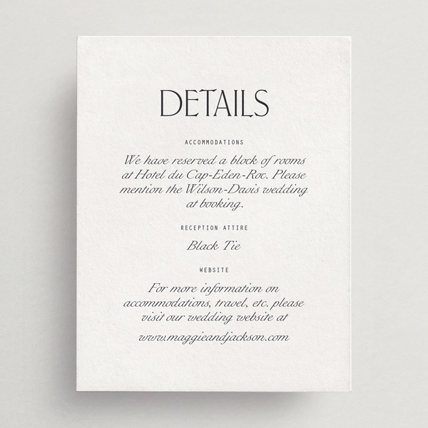 Details Card