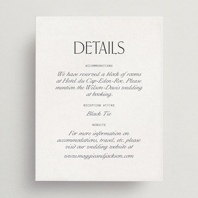 Details Card