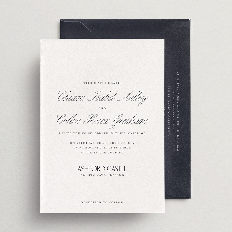 Invitation Card/Envelope - Roma Collection