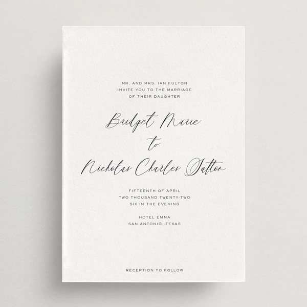 Invitation Card/Envelope