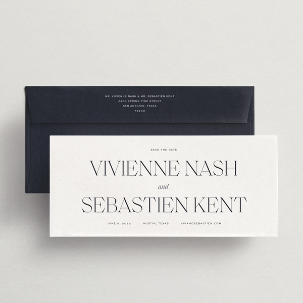Save-the-Date Card/Envelope