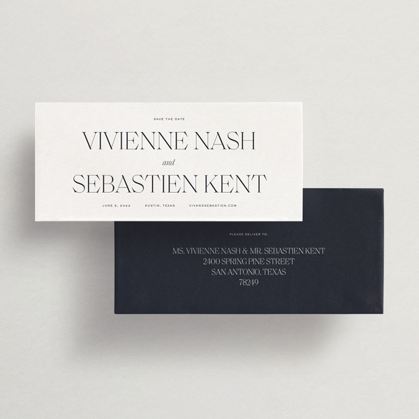 Save-the-Date Card/Envelope