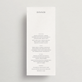 RUSH ORDER Menu Card - Ithaca Collection