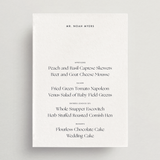 Menu/Place Card - Capri Collection