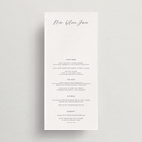 RUSH ORDER Menu/Place Card - Siena Collection