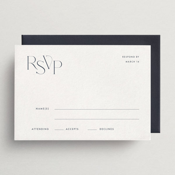 Response Card/Envelope (Basic) - Tivoli Collection