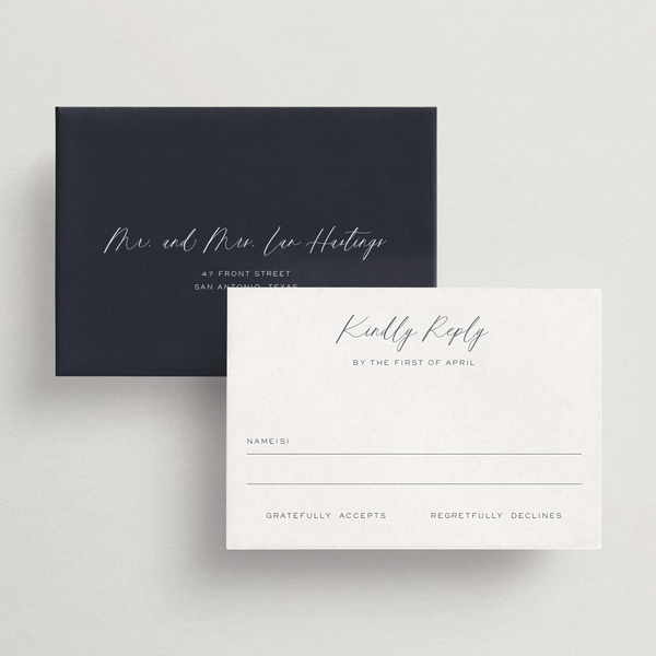 Response Card/Envelope (Basic)