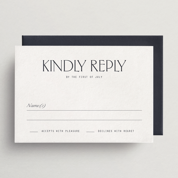 Response Card/Envelope (Basic)