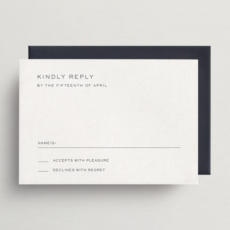 Response Card/Envelope (Basic)