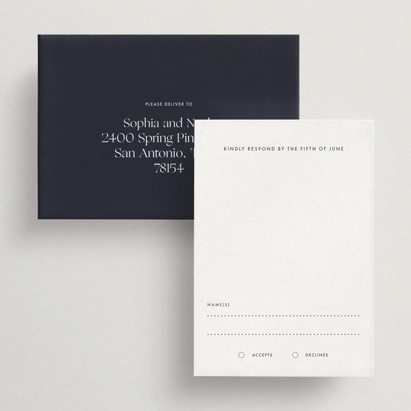 Response Card/Envelope (Basic)