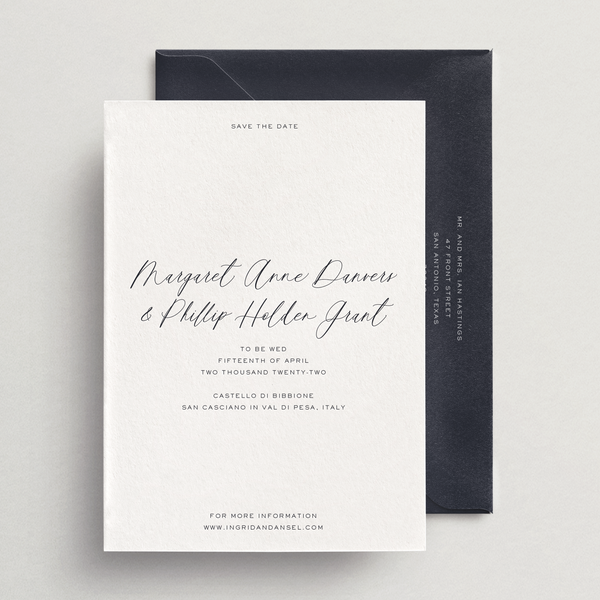Save-the-Date Card/Envelope