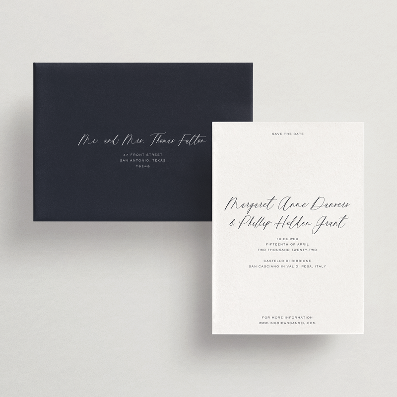 Save-the-Date Card/Envelope