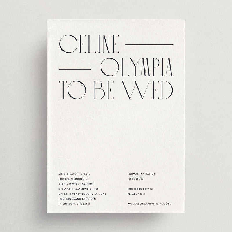 Save-the-Date Card/Envelope