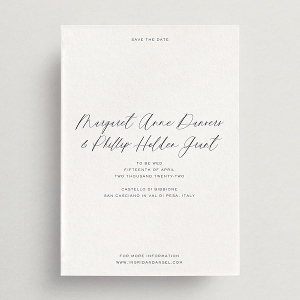 Save-the-Date Card/Envelope