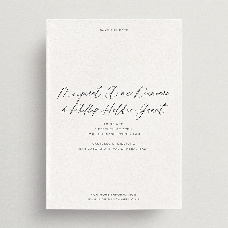 Save-the-Date Card/Envelope