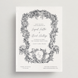 Save-the-Date Card/Envelope - Ornate Border - Siena Collection