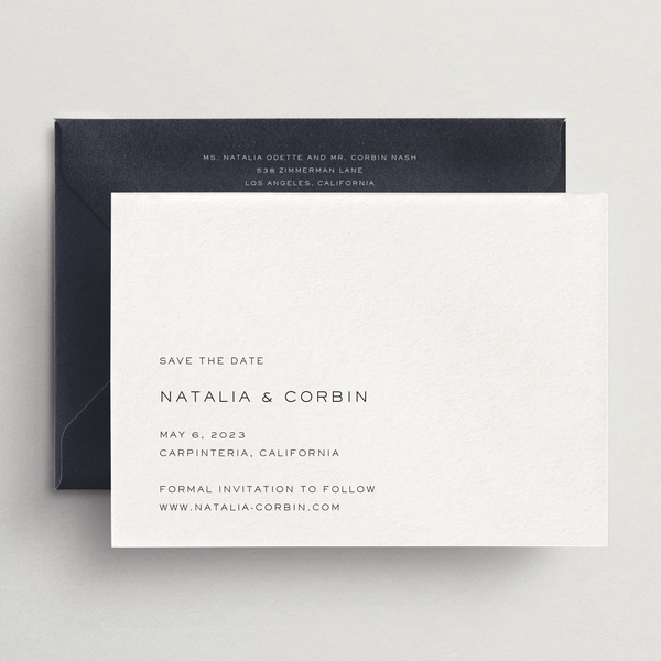 Save-the-Date Card/Envelope