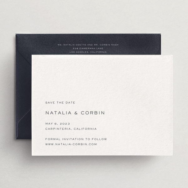 Save-the-Date Card/Envelope - Modena Collection