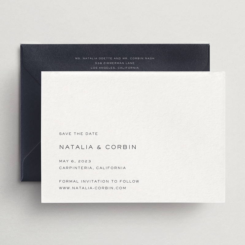 Save-the-Date Card/Envelope