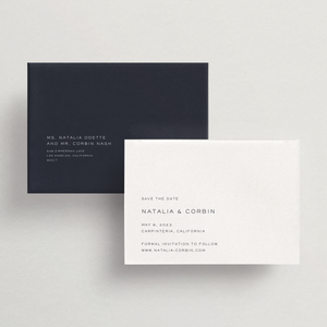 Save-the-Date Card/Envelope - Select Your Colors