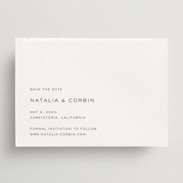 Save-the-Date Card/Envelope
