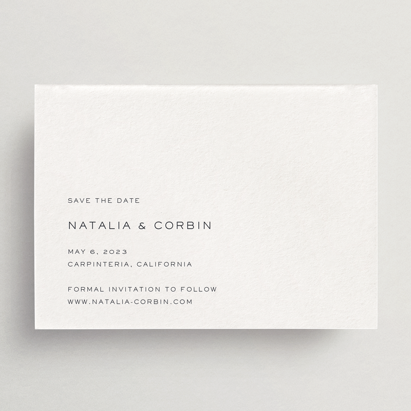 Save-the-Date Card/Envelope