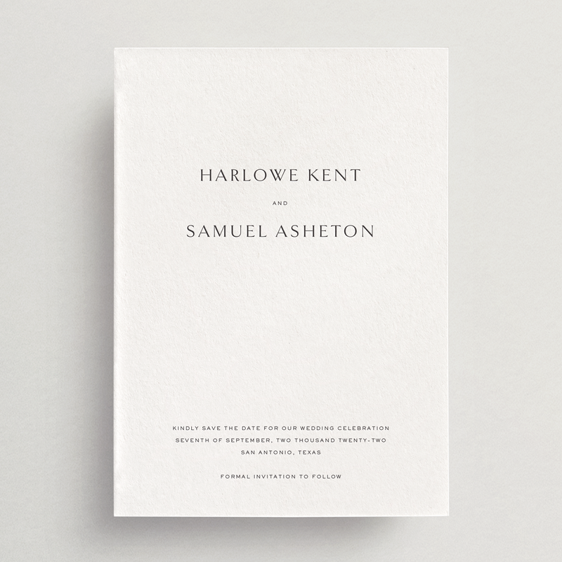 Save-the-Date Card/Envelope