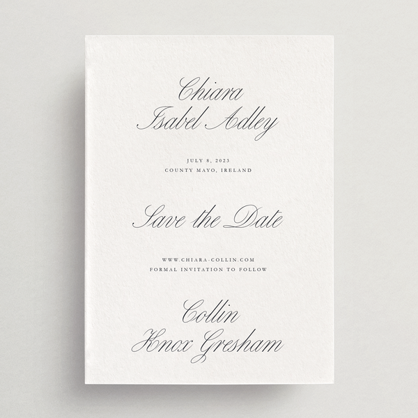 Save-the-Date Card/Envelope